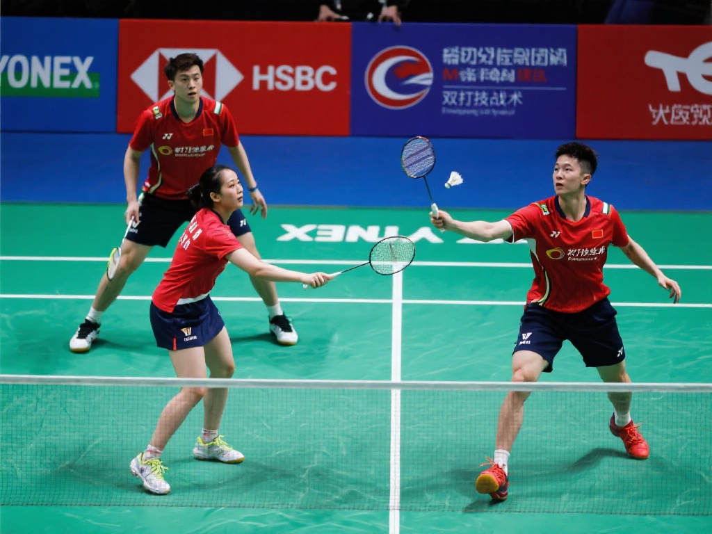 本场比赛的亮点之一在于对“双打技战术”的