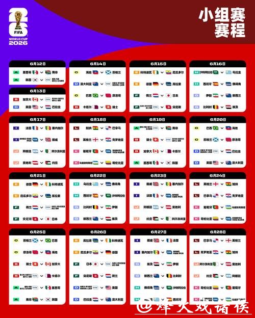 2026世界杯外围赛程最新资讯汇总